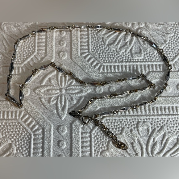 Sarah Coventry Necklace Vintage Silver Tone Chain Sarah Coventry - Picture 4 of 7